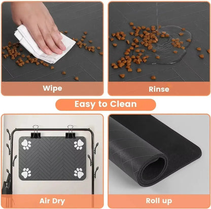 PawzHaven™ Absorbent Pet Feeding Mat