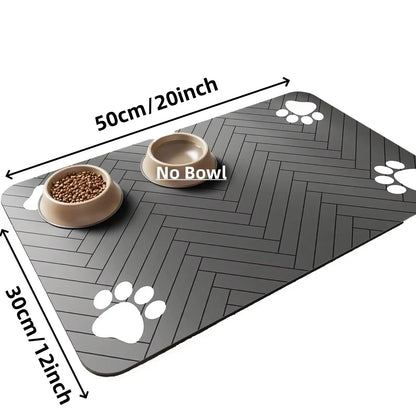 PawzHaven™ Absorbent Pet Feeding Mat